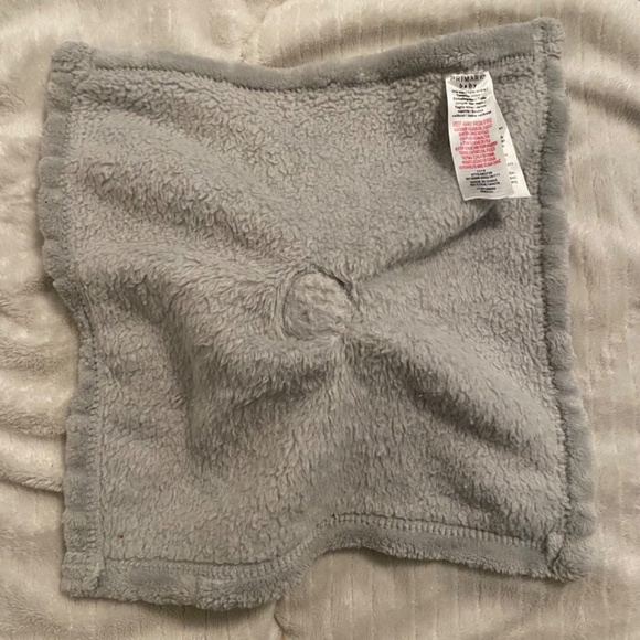 Primark Zebra Grey White Clouds Rattle Plush Baby Security Blanket Lovey - Picture 3 of 3